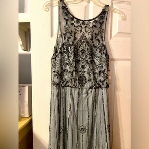 Size 6 silver gown